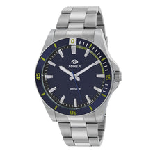 Carica l&#39;immagine nel visualizzatore di Gallery, Orologio sportivo da uomo Marea watches solo tempo in acciaio con quadrante blu
