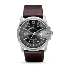 Carica l&#39;immagine nel visualizzatore di Gallery, DIESEL DZ1206 Master Chief Orologio Uomo in Pelle Marrone
