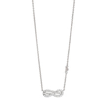 Carica l&#39;immagine nel visualizzatore di Gallery, EG3597040 EMPORIO ARMANI Gioielli - Collana donna in Argento e Cristalli INFINITE LOVE
