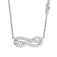 Carica l&#39;immagine nel visualizzatore di Gallery, EG3597040 EMPORIO ARMANI Gioielli - Collana donna in Argento e Cristalli INFINITE LOVE
