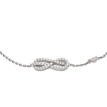 Carica l&#39;immagine nel visualizzatore di Gallery, EG3598040 EMPORIO ARMANI Gioielli - Bracciale donna in Argento e Cristalli INFINITE LOVE

