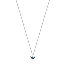 Carica l&#39;immagine nel visualizzatore di Gallery, EGS2909040 EMPORIO ARMANI Gioielli - Collana da uomo con Aquila in Acciaio Blu
