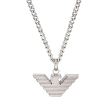 Carica l&#39;immagine nel visualizzatore di Gallery, EGS2916040 EMPORIO ARMANI Gioielli - Collana da uomo con Aquila in Acciaio Silver Color
