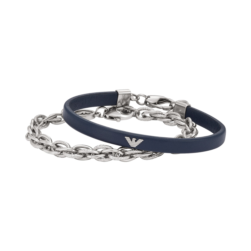 EGS2943SET EMPORIO ARMANI gioielli - Set di 2 bracciali da uomo