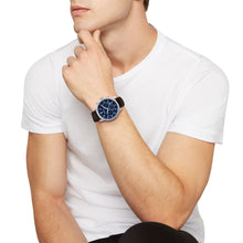 Carica l'immagine nel visualizzatore di Gallery, BREIL Tribe CALIBER Orologio uomo in Pelle Marrone e quadrante Blu EW0690
