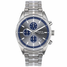 Carica l'immagine nel visualizzatore di Gallery, BREIL Tribe CAPTAIN Cronografo uomo in acciaio quadrante Argento e blu EW0693
