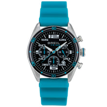 Carica l'immagine nel visualizzatore di Gallery, BREIL Tribe SCORE Cronografo uomo in acciaio e silicone azzurro EW0756
