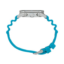 Carica l'immagine nel visualizzatore di Gallery, BREIL Tribe SCORE Cronografo uomo in acciaio e silicone azzurro EW0756

