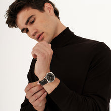Carica l'immagine nel visualizzatore di Gallery, BREIL Tribe REFINE Orologio uomo in Pelle e quadrante neri EW0791
