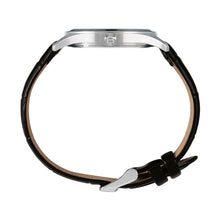 Carica l'immagine nel visualizzatore di Gallery, BREIL Tribe REFINE Orologio uomo in Pelle nera e quadrante argento EW0792
