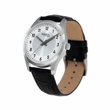 Carica l'immagine nel visualizzatore di Gallery, BREIL Tribe REFINE Orologio uomo in Pelle nera e quadrante argento EW0792
