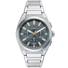 Carica l'immagine nel visualizzatore di Gallery, FOSSIL FS6154 Cronografo Uomo in Acciaio Quadrante Blu - Everett
