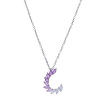 Carica l&#39;immagine nel visualizzatore di Gallery, GLA 261 Collana in Argento e Zirconi degradè Rosa di COMETE Gioielli
