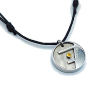 Carica l&#39;immagine nel visualizzatore di Gallery, GPAA/019 Nomination Pendente Groove Tondo uomo in Acciaio e oro 18Kt
