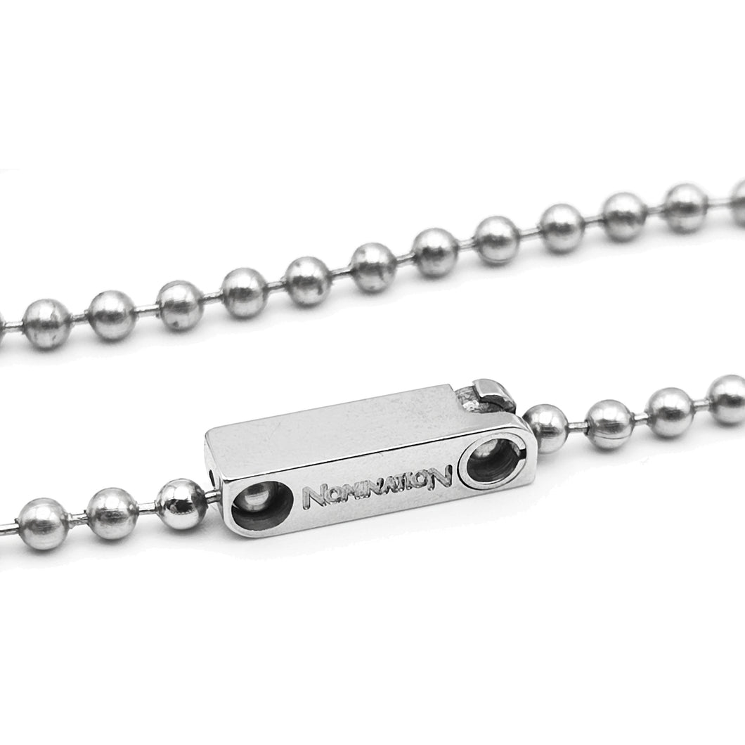 GPAE/010 Nomination Bracciale Uomo a Palline piccole in Acciaio
