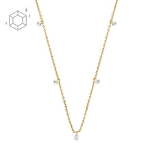 Carica l&#39;immagine nel visualizzatore di Gallery, Fossil JA7131710 Collana Donna con ciondoli Sadie Shine Bright in ottone placcato oro
