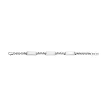 Carica l&#39;immagine nel visualizzatore di Gallery, Fossil JF04400040 Bracciale Uomo in Acciaio a Catena con piastrine - DREW
