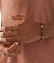 Carica l&#39;immagine nel visualizzatore di Gallery, Fossil JF04471710 Bracciale da Uomo a filo intrecciato con Occhio di tigre
