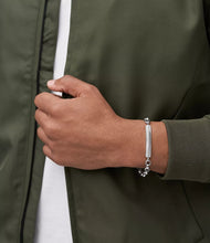 Carica l&#39;immagine nel visualizzatore di Gallery, Fossil JF04569040 Bracciale Uomo in Acciaio a Catena con piastrina - Harlow Linear Texture
