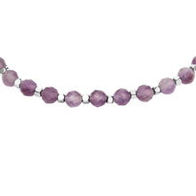 Carica l&#39;immagine nel visualizzatore di Gallery, Fossil JF04685040 Bracciale Donna in Acciaio Multifilo Con Ametista Viola
