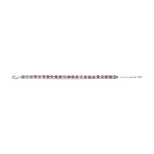 Carica l&#39;immagine nel visualizzatore di Gallery, Fossil JF04685040 Bracciale Donna in Acciaio Multifilo Con Ametista Viola
