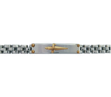 Carica l&#39;immagine nel visualizzatore di Gallery, JPBR0336B CESARE PACIOTTI Jewels Bracciale con targhetta in Argento 925 e Placcature Oro

