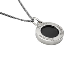 Carica l&#39;immagine nel visualizzatore di Gallery, JPCL0599B CESARE PACIOTTI Jewels Collana con Pendente Moneta in Argento 925 e Onice
