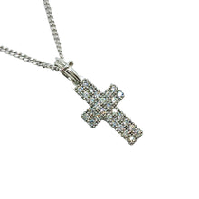 Carica l&#39;immagine nel visualizzatore di Gallery, JPCL0813B CESARE PACIOTTI Jewels Girocollo Unisex con Croce in Argento 925 e Zirconi
