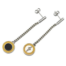 Carica l&#39;immagine nel visualizzatore di Gallery, JPOR0656B CESARE PACIOTTI Jewels Orecchini Pendenti in Argento con Charms Moneta
