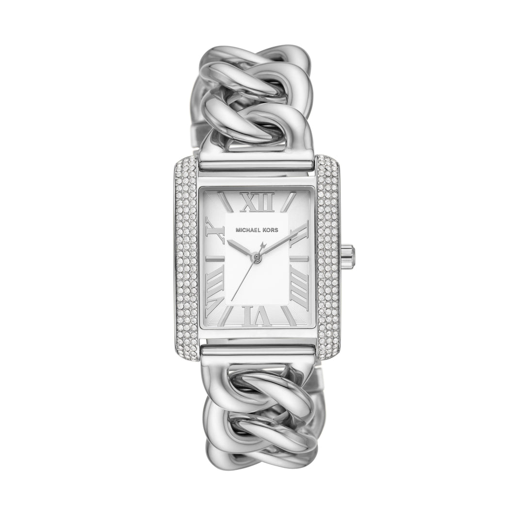 Michael Kors MK7438 Emery Orologio Acciaio Donna con Cristalli a Pavè