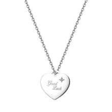 Carica l&#39;immagine nel visualizzatore di Gallery, SBM03 Collana S&#39;AGAPò Good Luck con pendente a forma di Cuore

