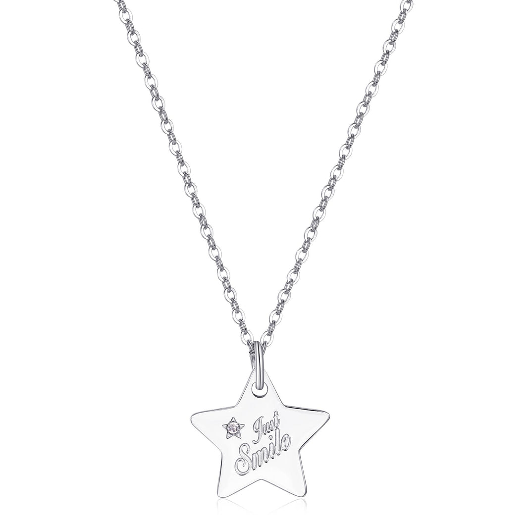 SBM30 Collana S'AGAPò Just Smile con pendente a forma di Stella