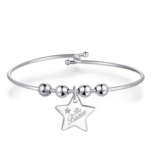 Carica l&#39;immagine nel visualizzatore di Gallery, SBM38 Bracciale S&#39;AGAPò Be Brave con Charm a forma di Stella
