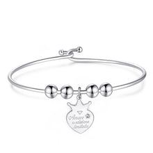 Carica l&#39;immagine nel visualizzatore di Gallery, SBM67 Bracciale S&#39;AGAPò Amore in edizione Limitata con Charm a forma di Cuore coronato
