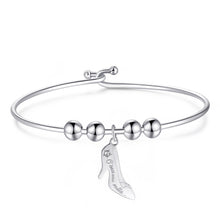 Carica l&#39;immagine nel visualizzatore di Gallery, SBM68 Bracciale S&#39;AGAPò C&#39;era una Volta con Charm a forma di Scarpetta
