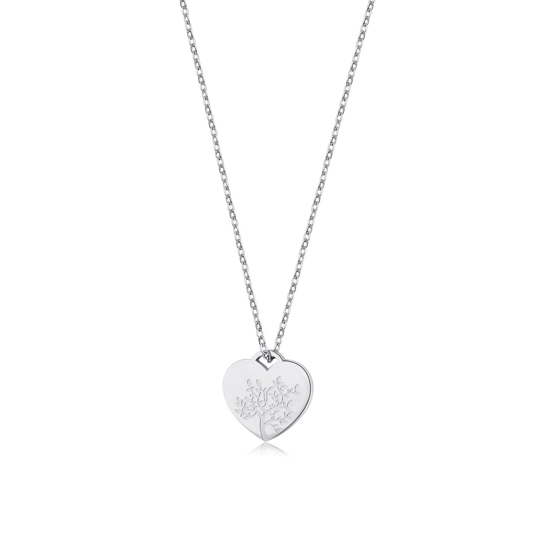 SBY001 Collana S'AGAPò Piccoli Momenti Grandi Ricordi con pendente a forma di Cuore