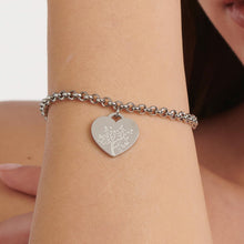 Carica l&#39;immagine nel visualizzatore di Gallery, SBY011 Bracciale S&#39;AGAPò &quot;Piccoli Momenti grandi Ricordi&quot; con Charm a forma di Cuore
