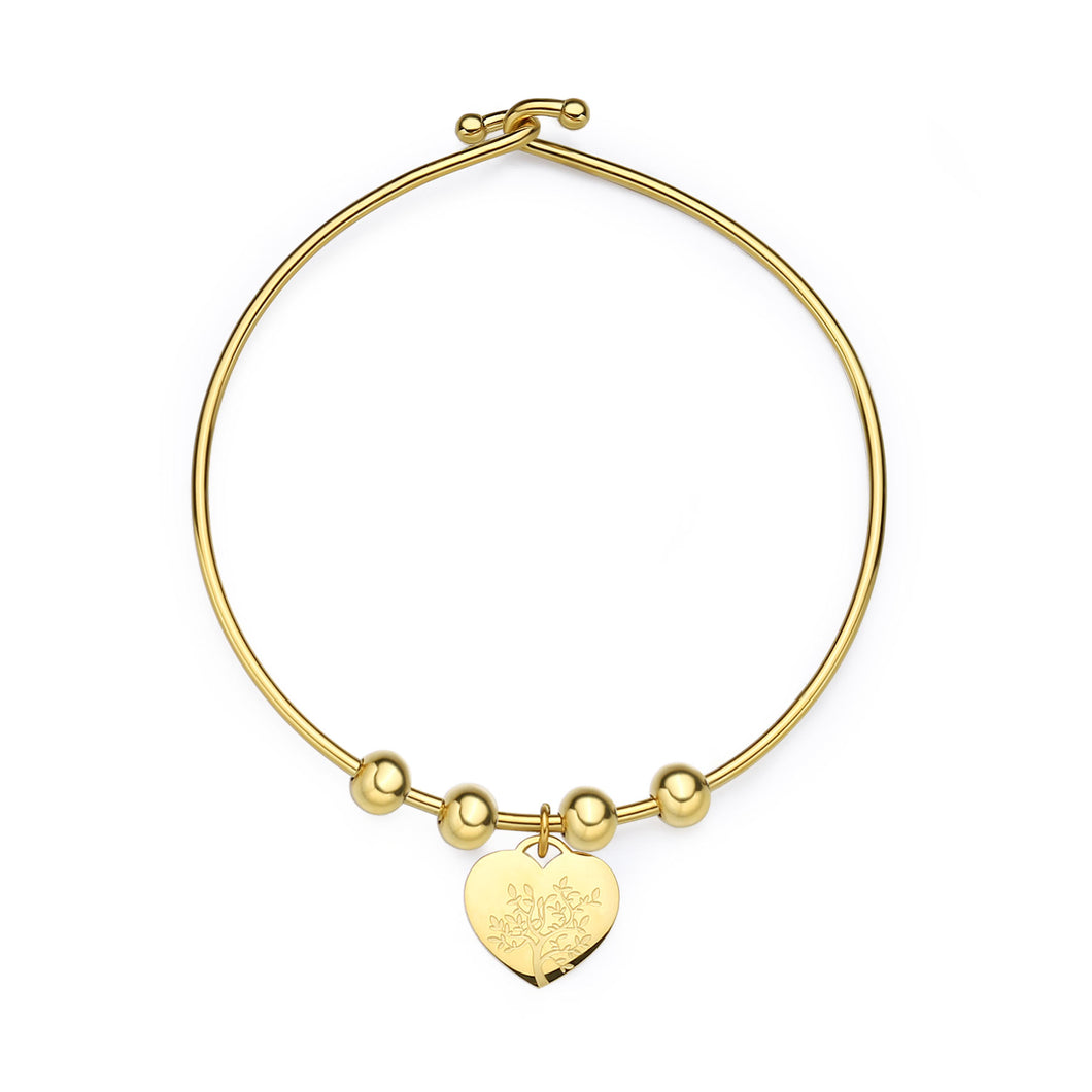 Bracciale Donna Liu-Jo LJ2456 Rigido In Acciaio Con Cuore e Strass Bracciale Donna Liu-Jo LJ2456 Rigido In Acciaio Con Cuore e Strass