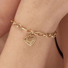 Carica l'immagine nel visualizzatore di Gallery, Bracciale S'AGAPò Be My Family "Grazie Mamma" in Acciaio placcato Oro SBY016
