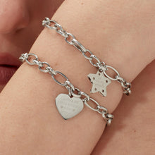 Carica l&#39;immagine nel visualizzatore di Gallery, SBY019 S&#39;AGAPò Bracciale &quot;L&#39;amore tra nonna e nipote è per sempre&quot;
