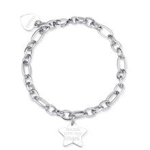 Carica l&#39;immagine nel visualizzatore di Gallery, SBY027 S&#39;AGAPò Bracciale &quot;REALIZZA I TUOI Sogni&quot; con Charm Stella
