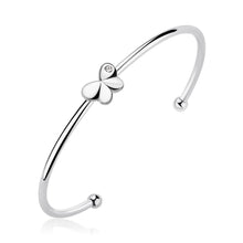 Carica l'immagine nel visualizzatore di Gallery, Bracciale rigido con Farfalla centrale e Cristallo bianco in acciaio 316L S'AGAPò DAYS SDY36
