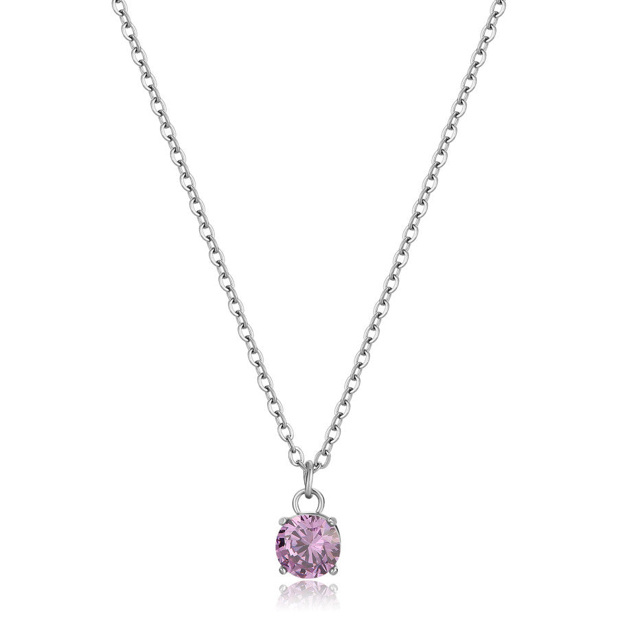 SDZ01 Collana S'AGAPò DAZZLY con cristallo Violet