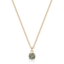 Carica l&#39;immagine nel visualizzatore di Gallery, SDZ06 Collana S&#39;AGAPò DAZZLY Dorata con cristallo color Chrysolite
