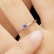 Carica l'immagine nel visualizzatore di Gallery, Anello con cristallo di Colore Violet S'AGAPò DAZZLY SDZ33
