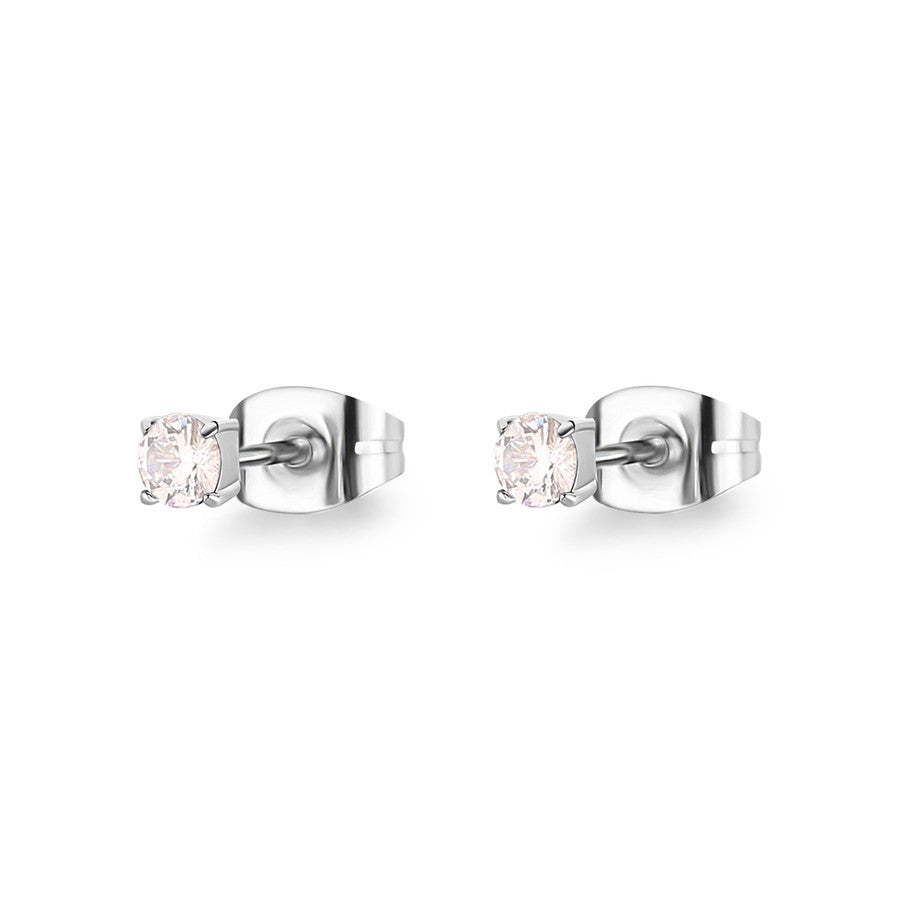 SDZ45 Orecchini S'AGAPò DAZZLY con cristallo Bianco da 3mm