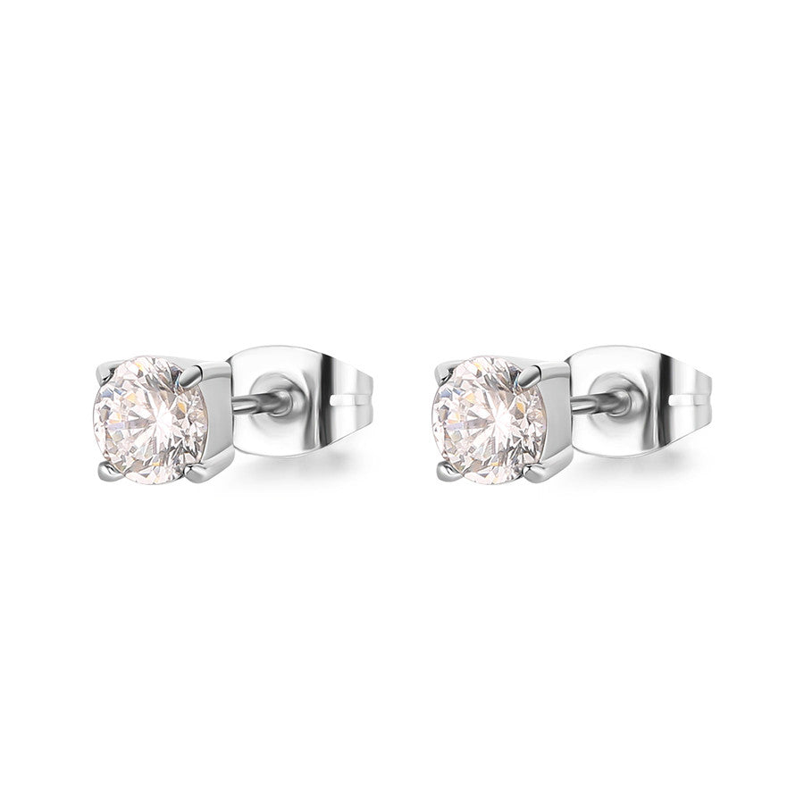 SDZ47 Orecchini S'AGAPò DAZZLY con cristallo Bianco da 5mm