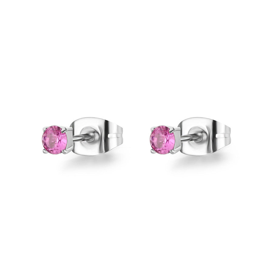 SDZ48 Orecchini S'AGAPò DAZZLY con cristallo di colore Rose da 3mm
