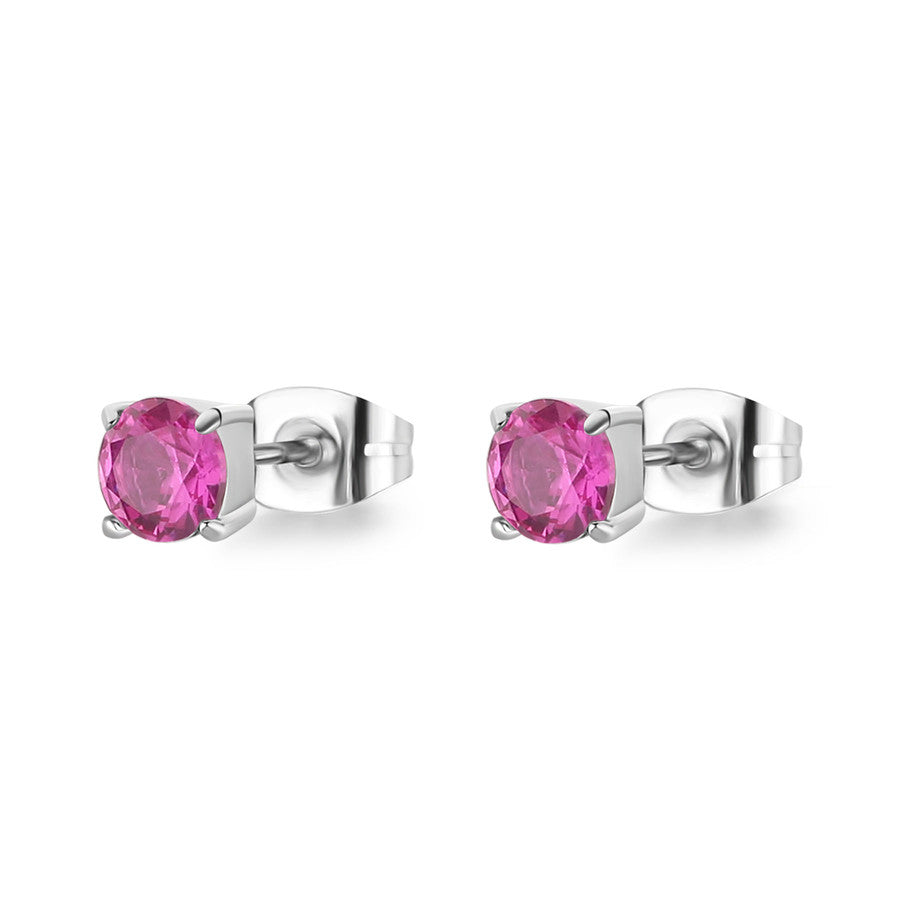 SDZ49 Orecchini S'AGAPò DAZZLY con cristallo di colore Rose da 5mm