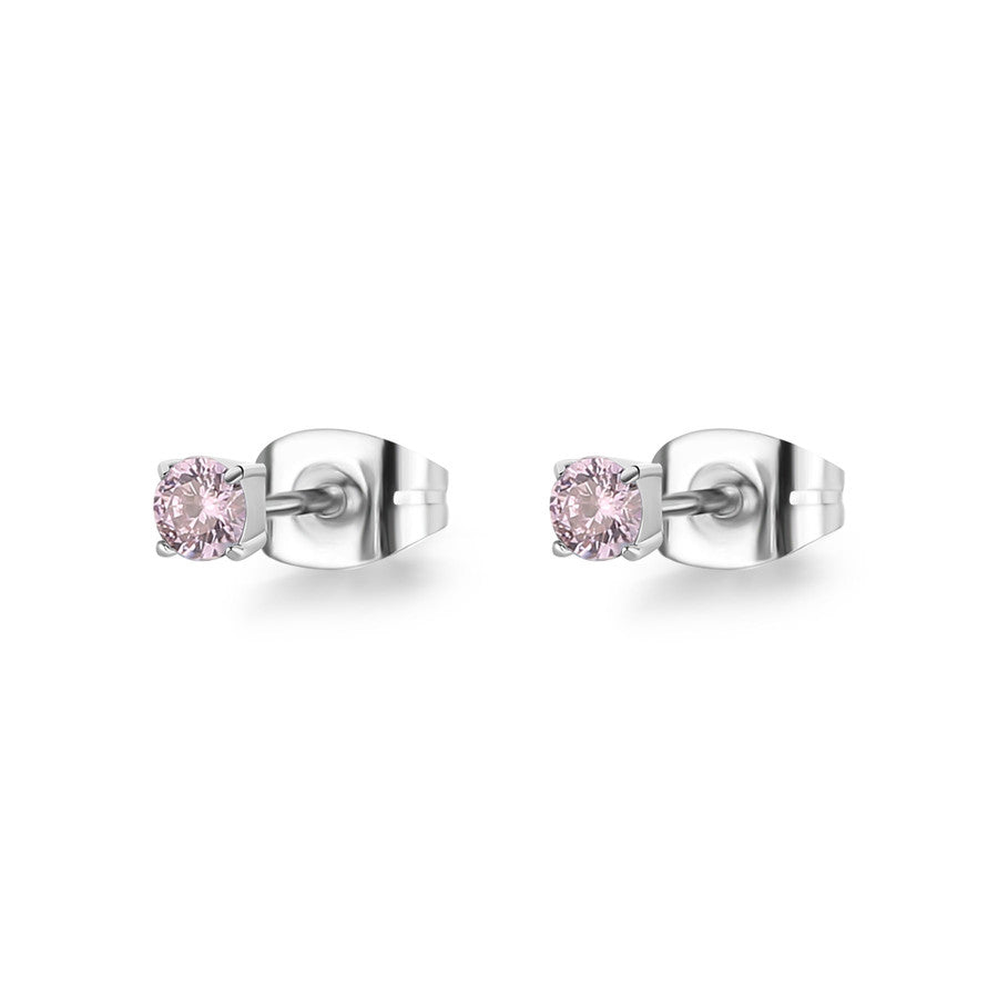 SDZ52 Orecchini S'AGAPò DAZZLY con cristallo di Colore Violet da 3mm